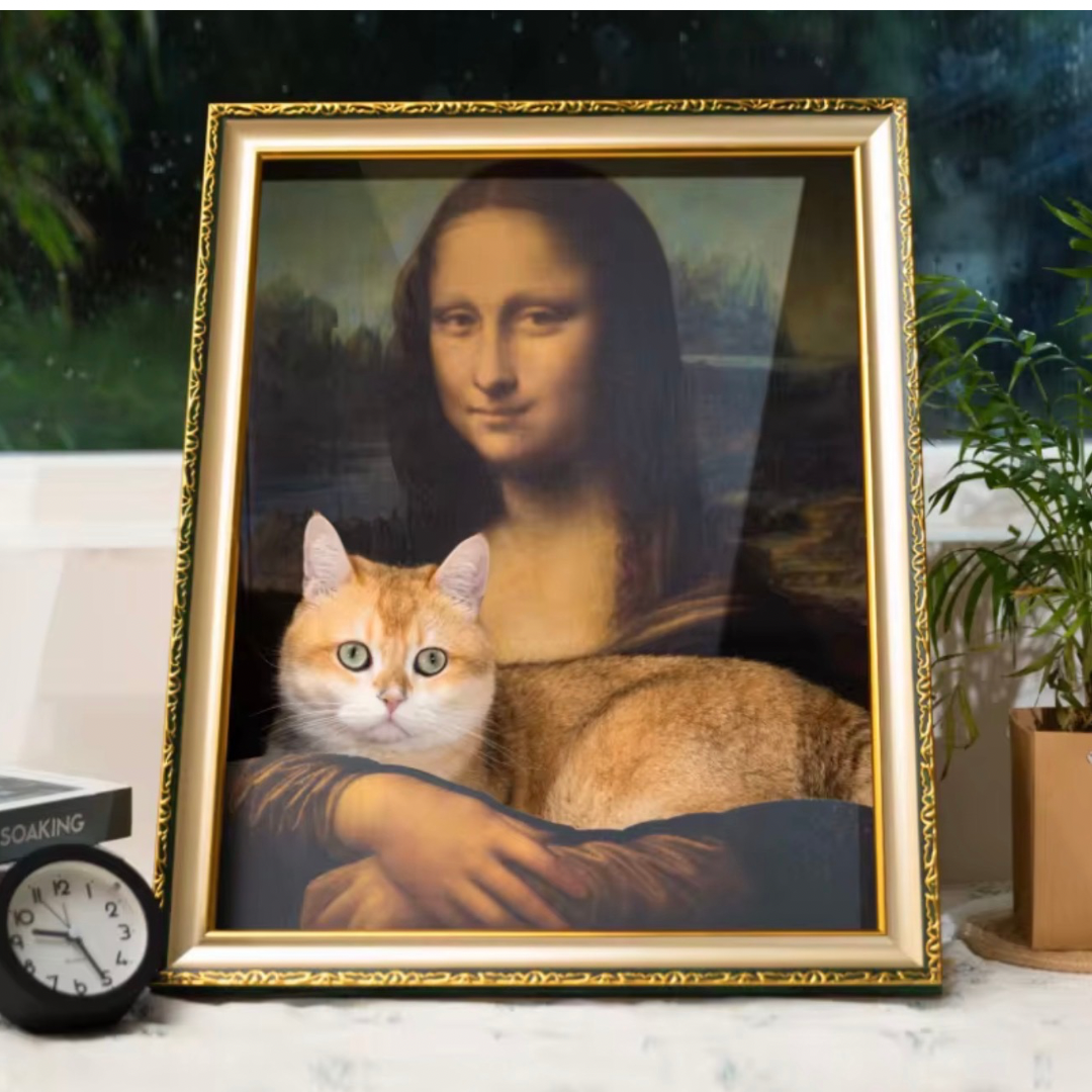 The Mona Scratch-Art for Cats