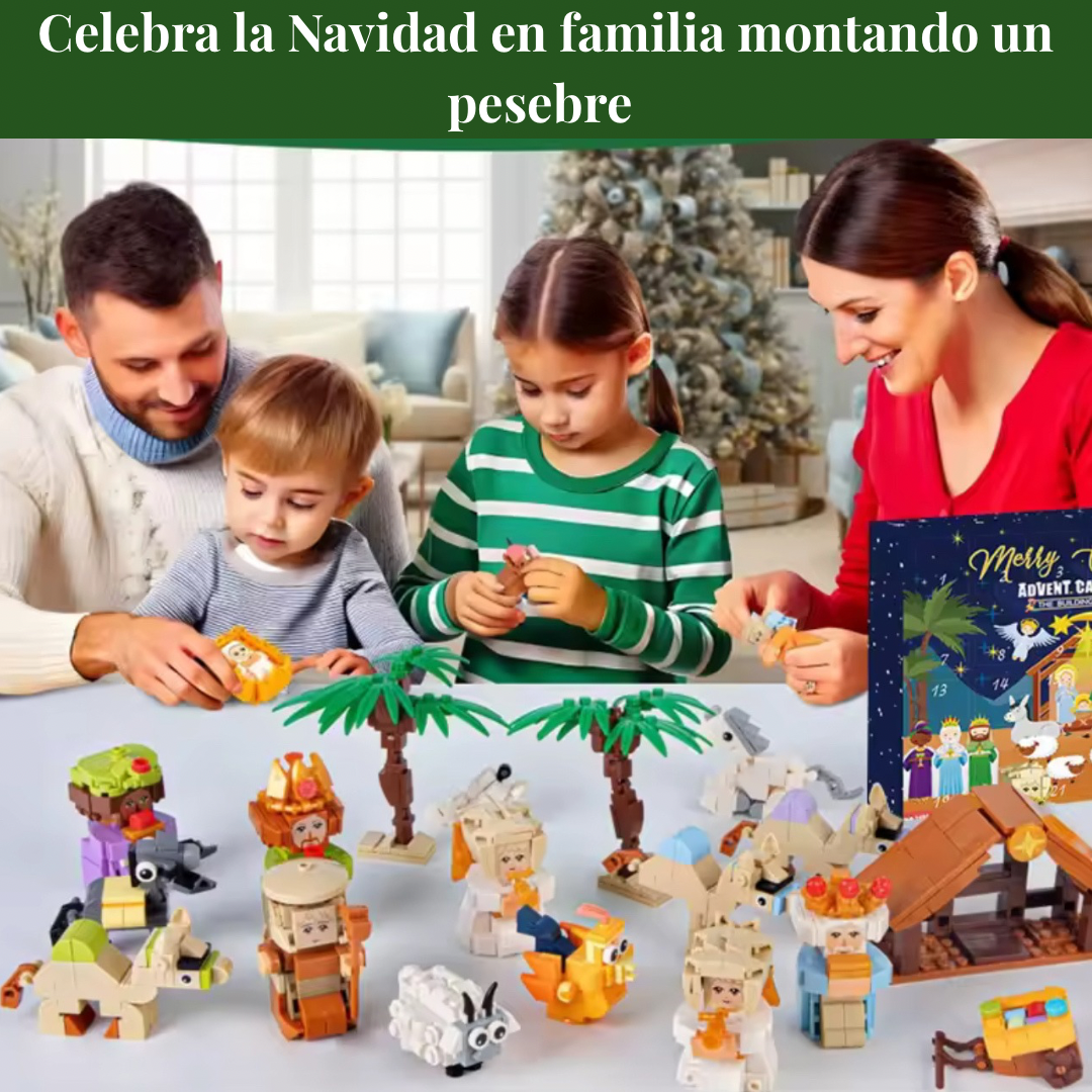 Portal de Belén en piezas!