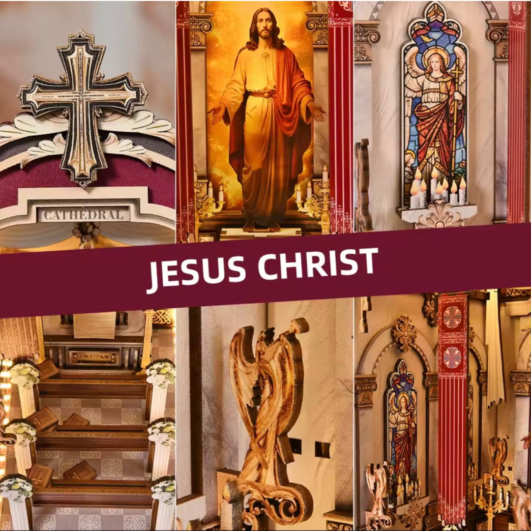 Book Nook Catedral – Kit DIY Decorativo