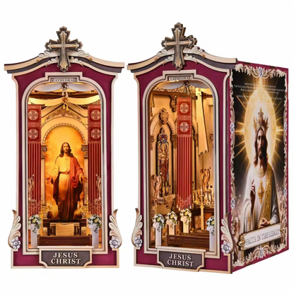 Book Nook Catedral – Kit DIY Decorativo