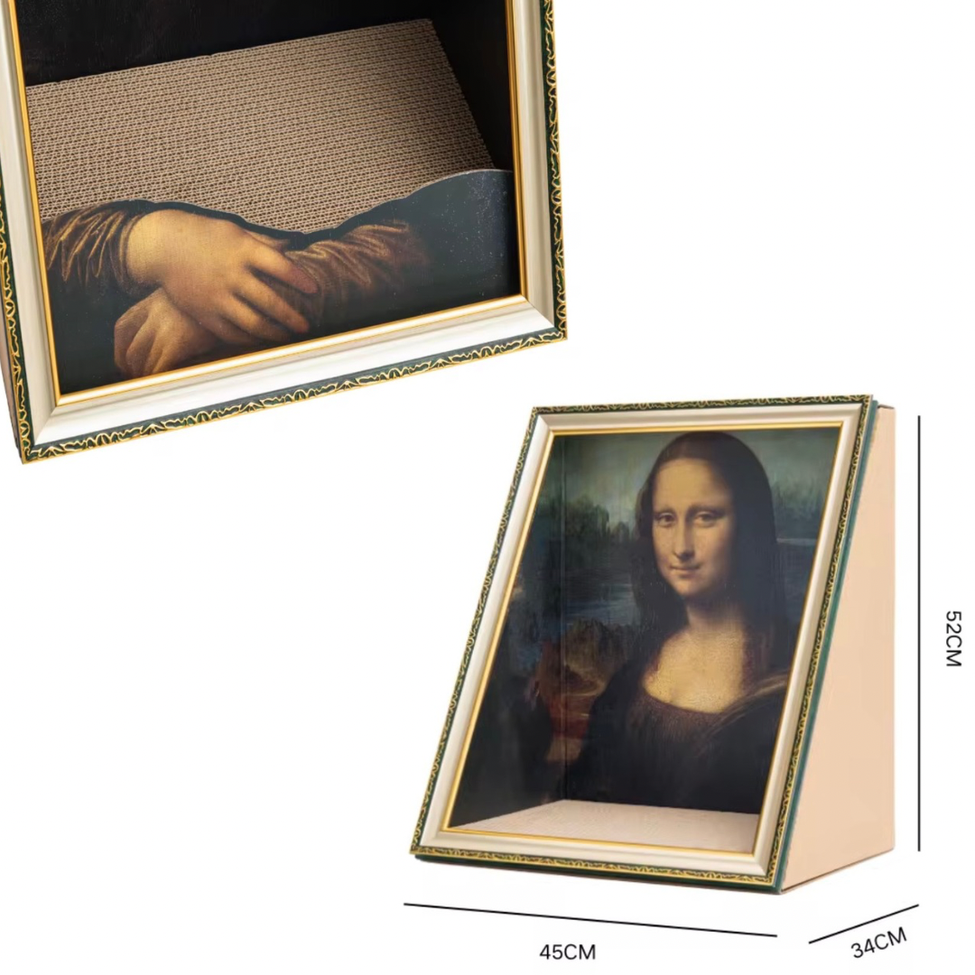 The Mona Scratch-Art for Cats