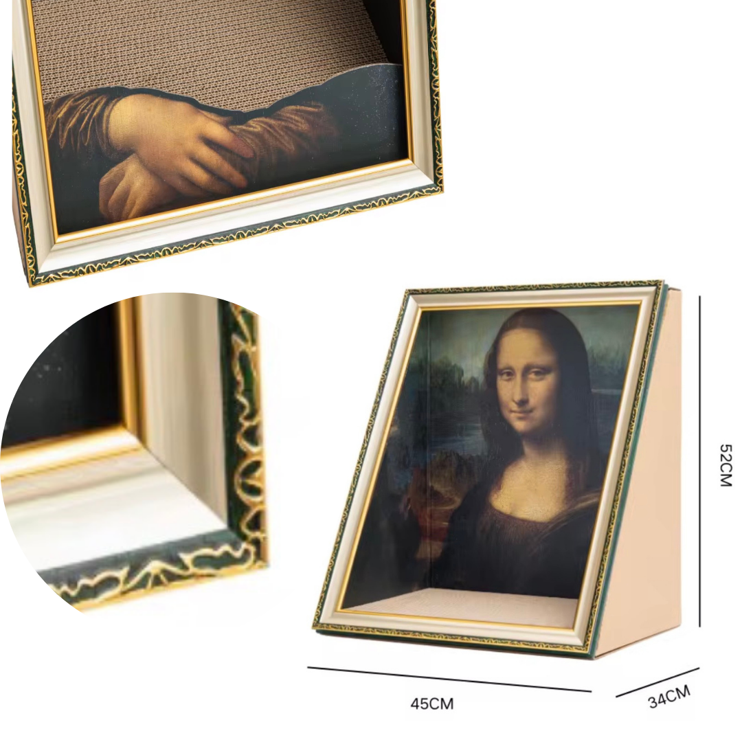 The Mona Scratch-Art for Cats
