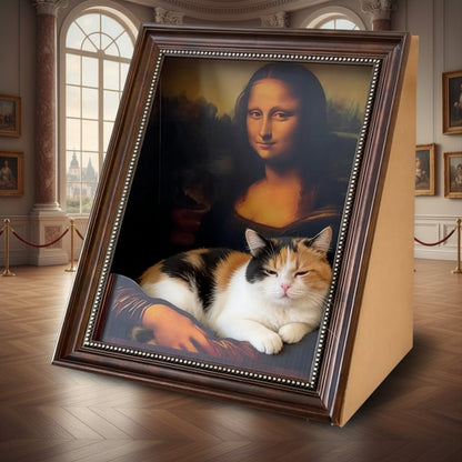 The Mona Scratch-Art for Cats