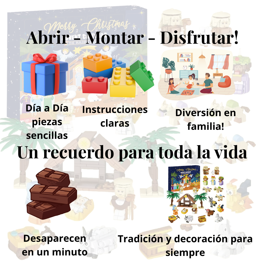 Calendario de Adviento-Belén en 24 días!